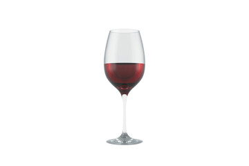 Digital png illustration of glass of wine on transparent background
