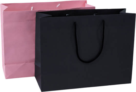 Digital png illustration of shopping bags on transparent background