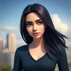 portrait of a beautiful woman