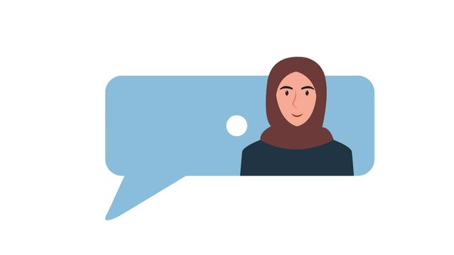 People with speech bubbles vector characters. Cartoon women, asking, answering questions. Business communication. Virtual distant work of people.