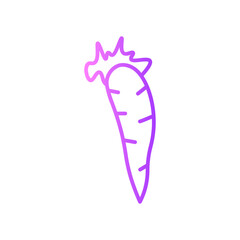 carrot gradient icon