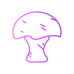 mushroom gradient icon