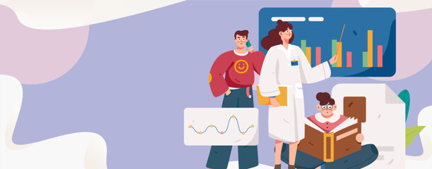 Medical Characters Anti-epidemic Flat Vector Concept Operation Hand Drawn Illustration
