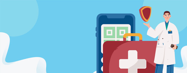 Medical Characters Anti-epidemic Flat Vector Concept Operation Hand Drawn Illustration
