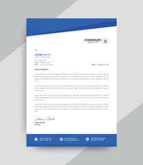 Abstract letterhead design, Minimal letterhead design vector file