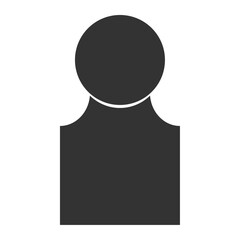 黒色の人型シルエット