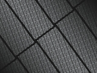 Steel background, luxury metal texture. Perforated metal sheet.