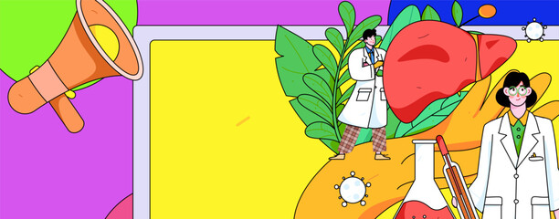 Medical Characters Anti-epidemic Flat Vector Concept Operation Hand Drawn Illustration
