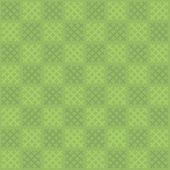 hand drawn squares of crisscrossed stripes. modern geometric art. green repetitive background. vector seamless pattern. fabric swatch. wrapping paper. design template for textile, linen, home decor
