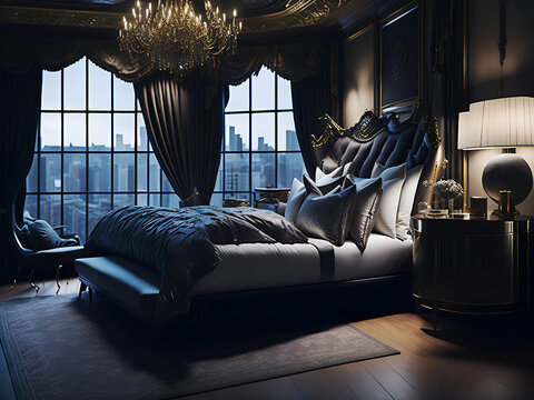  Living room, interior, room night home table light lights, architecture, chair, house, design,