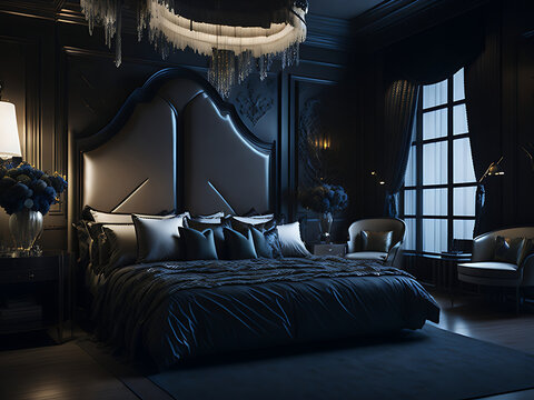  Living room, interior, room night home table light lights, architecture, chair, house, design,