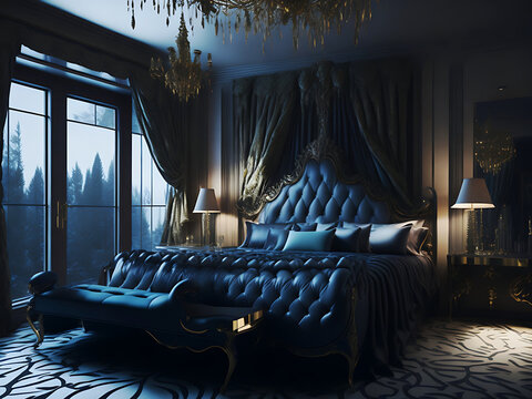  Living room, interior, room night home table light lights, architecture, chair, house, design,