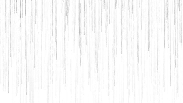 Big data artificial intelligence binary code falling scrolling Digital Data Stream Matrix Effect. Zero ones streams. High tech digital matrix binary code. corporative events. matrix rain HEX code
