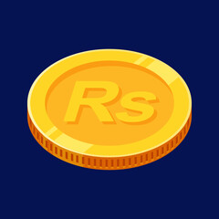 Rupee Pakistan Coin Gold PKR Money