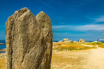 Unterwegs auf der Halbinsel Quiberon entlang der wunderschönen Atlantikküste - Bretagne -...