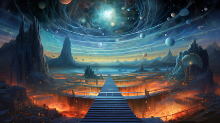 Odyssey Through Metaverse: Unraveling the Consciousness and Mystical Worlds in Futuristic AI and VR Technology