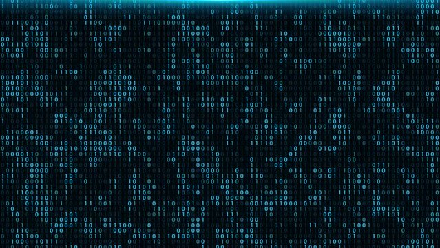 Computer binary matrix digital rain information flow High tech digital matrix binary code falling. The matrix style binary code. Matrix Numbers Loop Digital Rain. binary digital rain information flow.