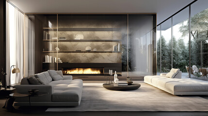 Modern interior design. 