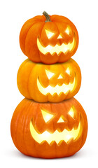 ハロウィン かぼちゃ ジャックオランタン イラスト リアル 