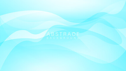 Abstract gradient blue and white geometric background. Dynamic shape composition. Vector illustration