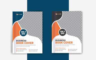 Business book cover design  and annual report  template