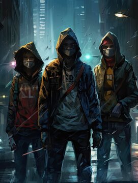 A group of street gangs