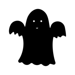ghost halloween scary autumn black element icon