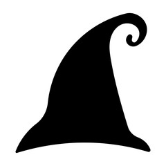 hat wizard witch halloween black element icon