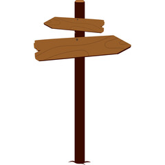 Wooden Board Direction