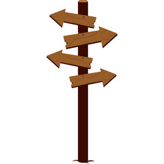 Wooden Board Direction