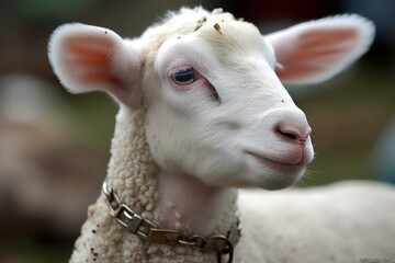 Obraz premium sheep and lamb made by midjeorney