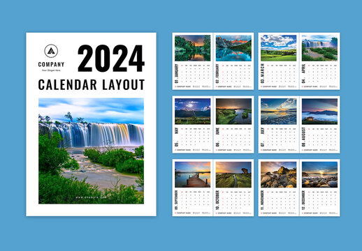 2024 Wall Calendar Layout
