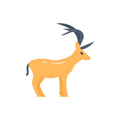 Deer icon in vector. Illustration