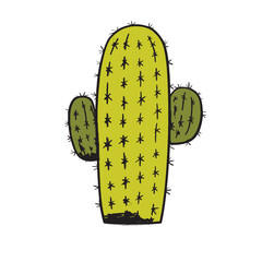 Cute Cactus Clipart Vector