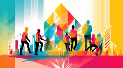 World Youth Skills Day, strategic employment learning skills, entrepreneurship. AI generated.