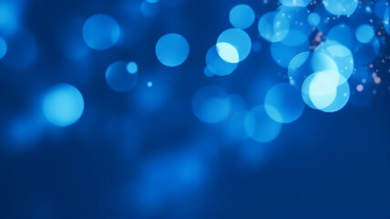 Dark blue abstract backgrounds with bokeh