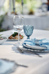 table setting for a dinner