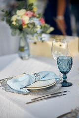wedding table setting