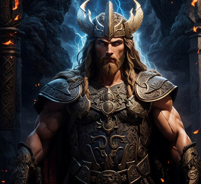 Young Perun, Slavic God