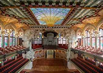 Fotobehang Palace of Catalan Music © swisshippo
