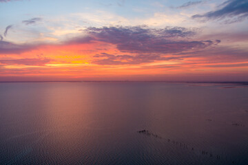 Obraz premium mcmillian bluff at sunset in daphne, alabama