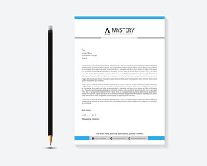 Creative and Clean Letterhead. Corporate modern Letterhead design.