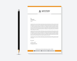 Creative and Clean Letterhead. Corporate modern Letterhead design.