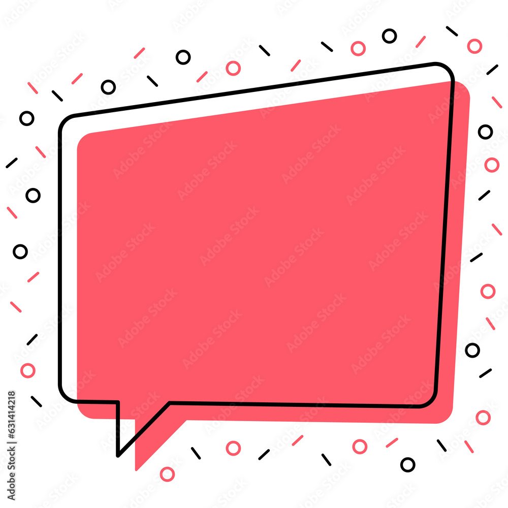 Poster message template with place to insert text.