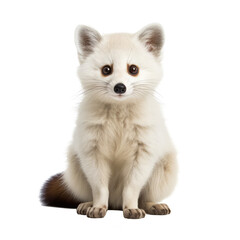 Obraz premium raccoon looking isolated on white