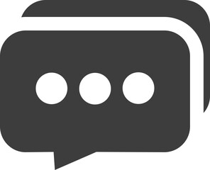 chat message icon.