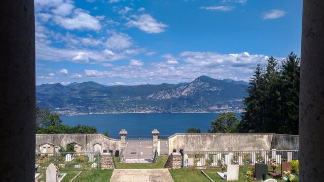 San Zeno di Montagna cemetery, north italy
