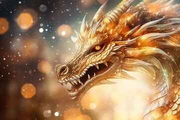 Dragon symbol of year 2024