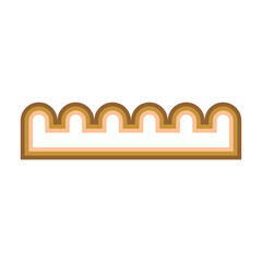 Abstract wave line illustration vector element