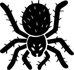 hand drawn illustration of spider.